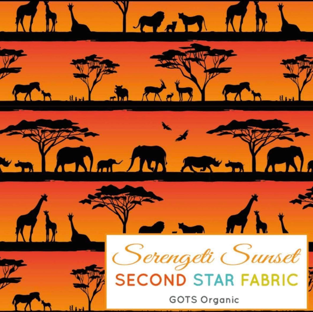Serengeti sunset harem romper
