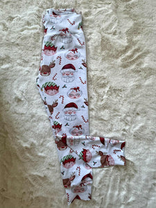 READY MADE 3-4 years santa leggings