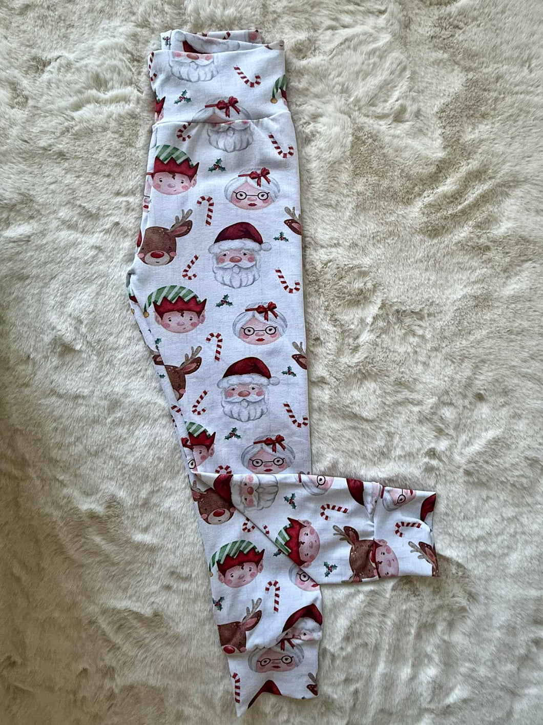 READY MADE 3-4 years santa leggings